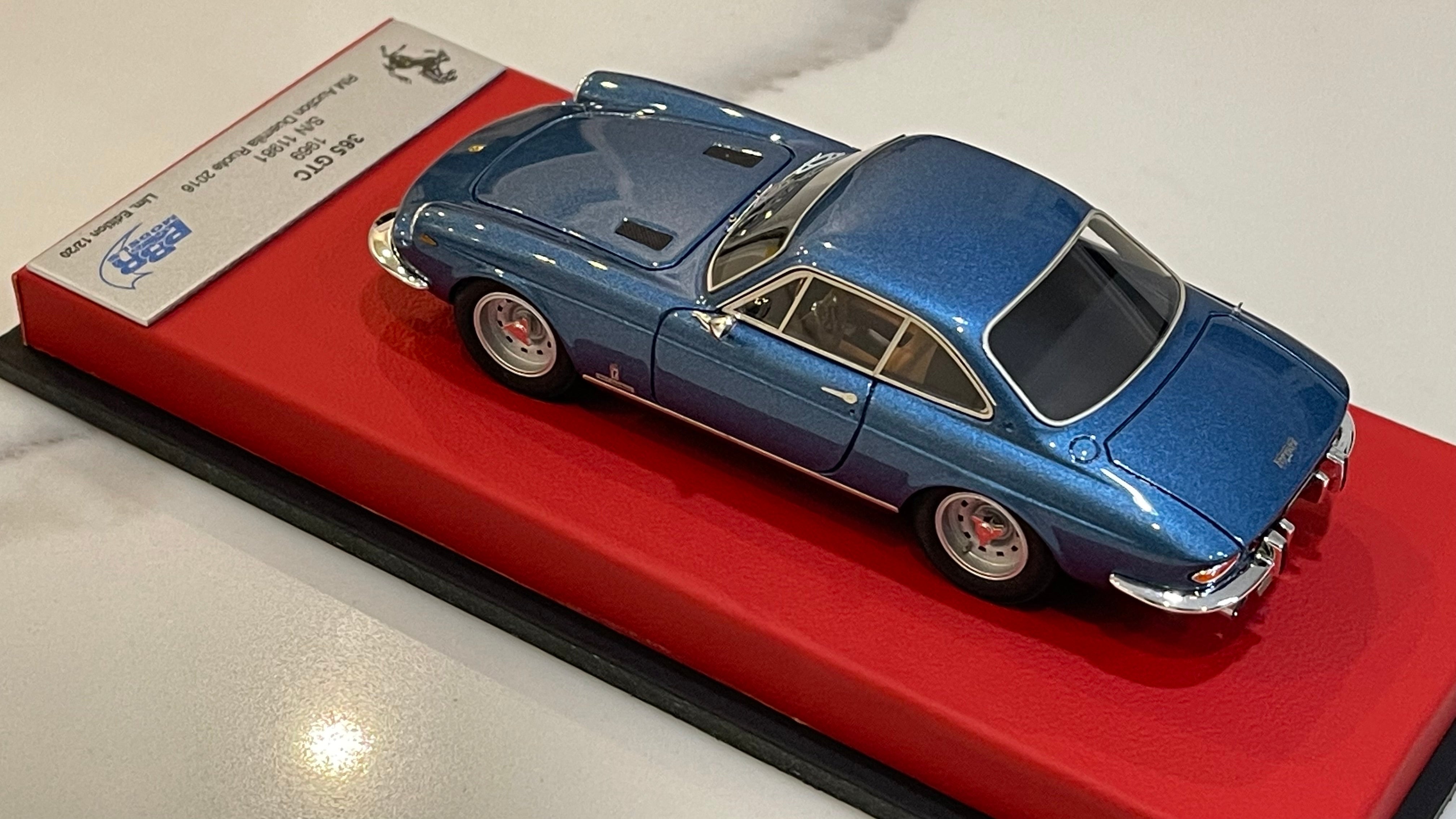 BBR 1/43 Ferrari 365 GTC 11981GT 1969 Met. Blue CAR54GLB