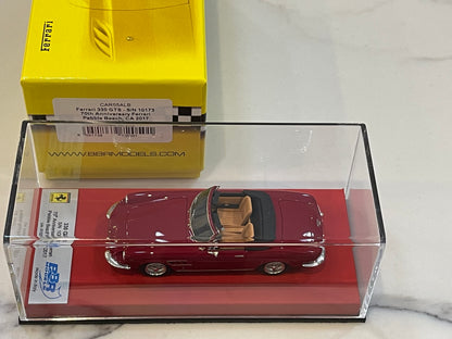 BBR 1/43 Ferrari 330 GTS 10173GT 1967 Dark Red CAR55ALB