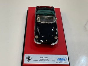 BBR 1/43 Ferrari 330 GTS 10703GT 1967 Black CAR55ELB
