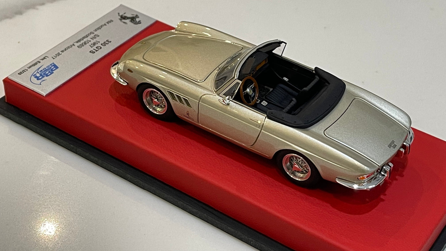 BBR 1/43 Ferrari 330 GTS 10689GT 1967 Met. Light Green CAR55FLB