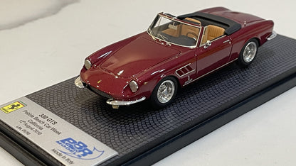 BBR 1/43 Ferrari 330 GTS 10773GT 1967 Met. Dark Red CAR55G