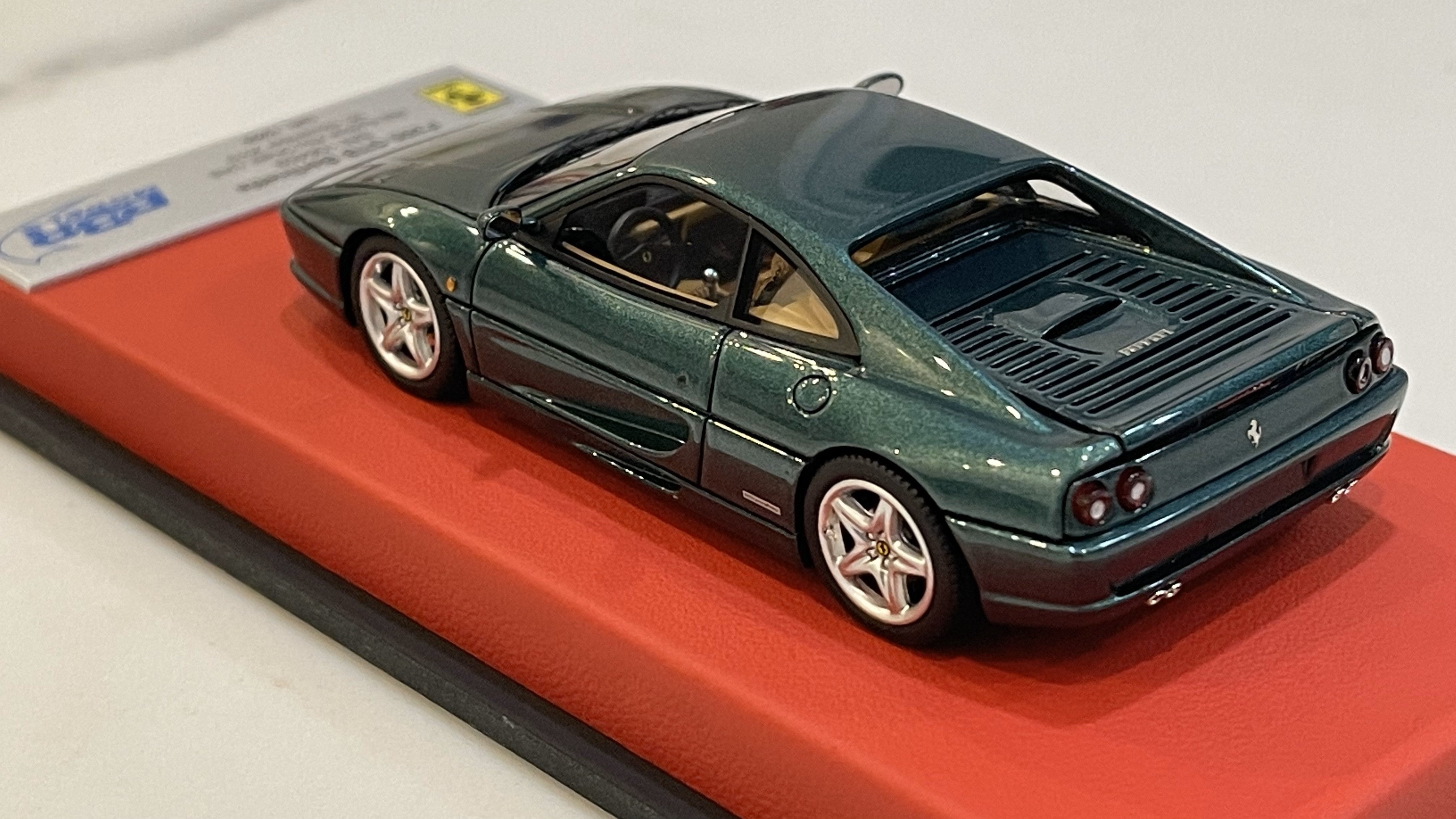 BBR 1/43 Ferrari 355 GTB 106459GT 1997 Met. Green CAR62ALB