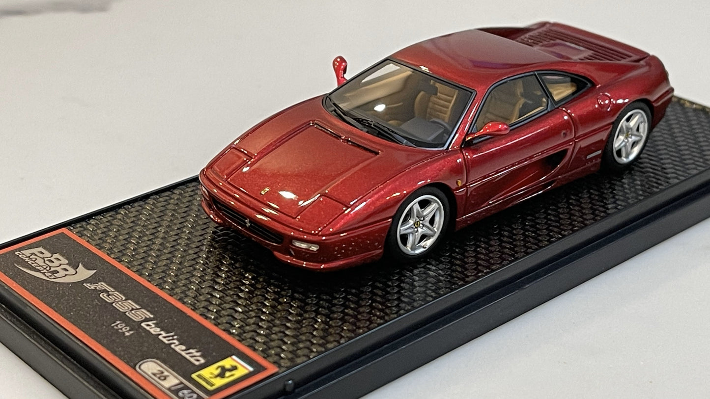 BBR 1/43 Ferrari 355 GTB 1994 Rosso Fiorano CAR62B