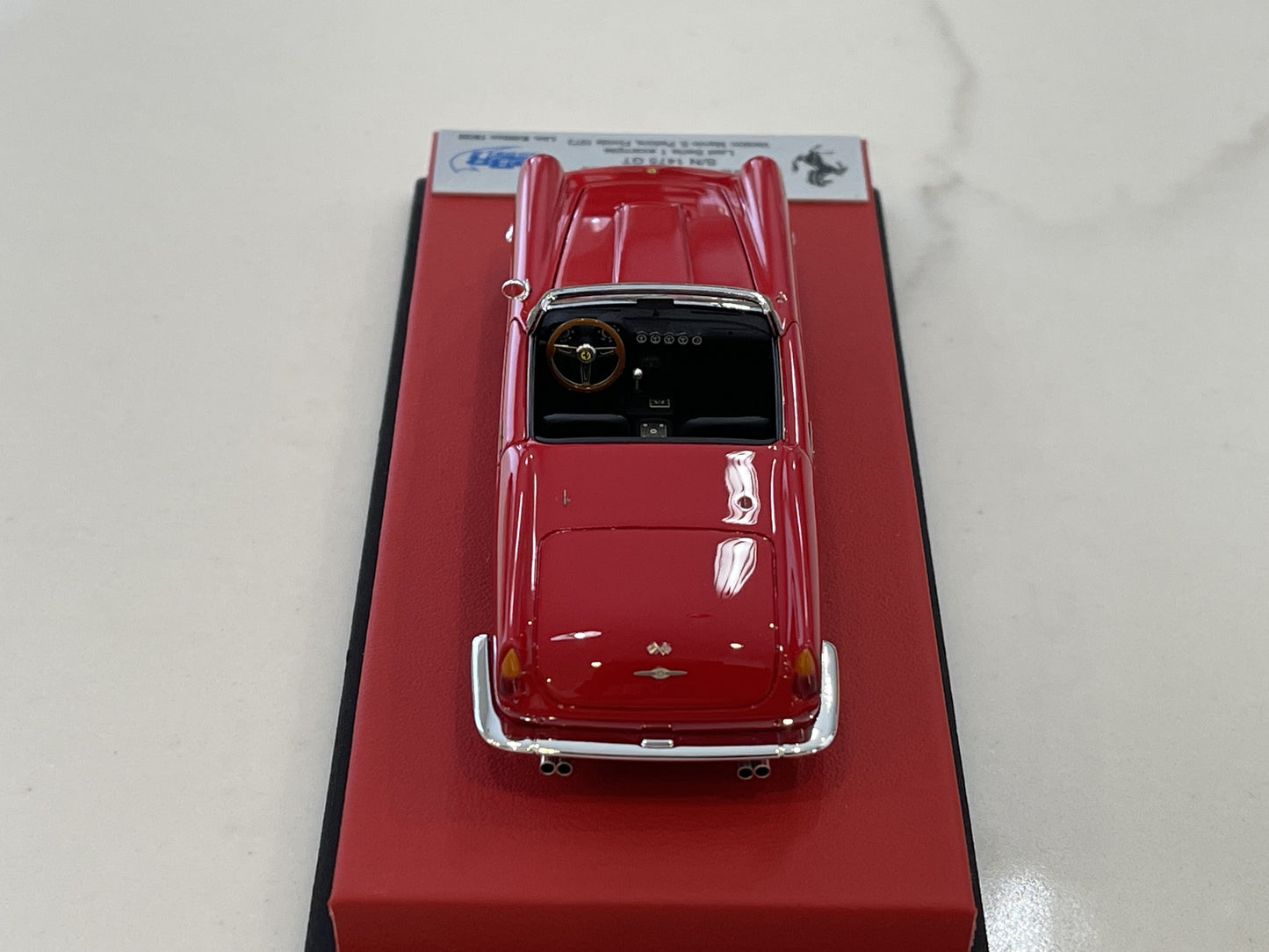 BBR 1/43 Ferrari 250 GT Cabriolet Series I 1475GT 1960 Red CAR64BLB