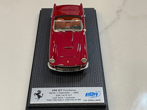 BBR 1/43 Ferrari 250 GT Cabriolet Series I 1475GT 1960 Dark Red CAR64C