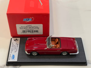 BBR 1/43 Ferrari 250 GT Cabriolet Series I 1475GT 1960 Dark Red CAR64C