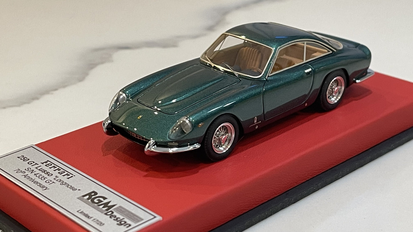 BBR 1/43 Ferrari 250 GT Lusso Long Nose 4335GT 1963 Dark Green RGM15LB4