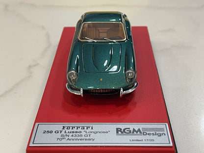 BBR 1/43 Ferrari 250 GT Lusso Long Nose 4335GT 1963 Dark Green RGM15LB4