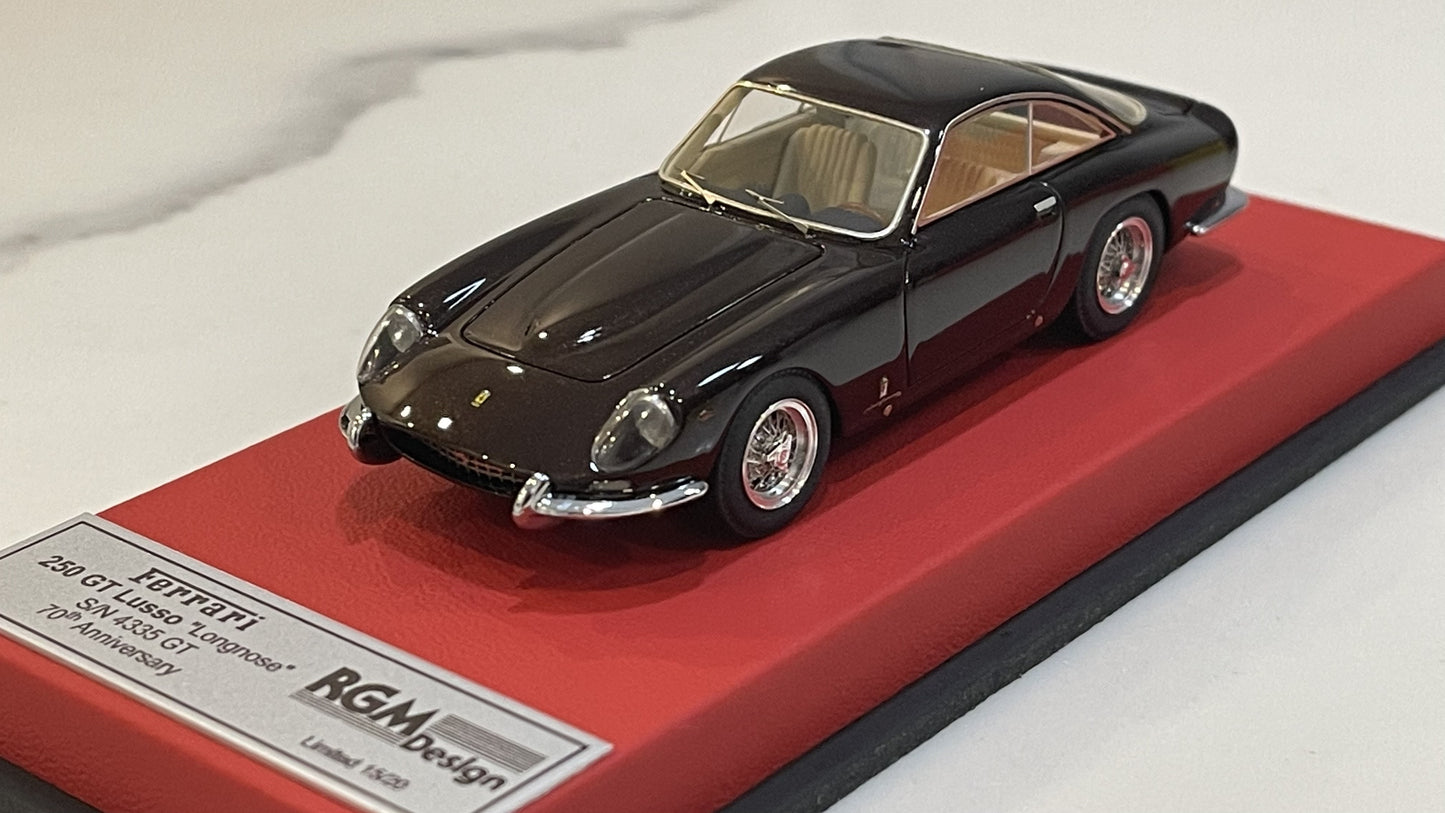 BBR 1/43 Ferrari 250 GT Lusso Long Nose 4335GT 1963 Met. Brown RGM15LB8