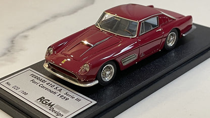 BBR 1/43 Ferrari 410 SA Series III Fari Carenati 1959 Dark Red RGM19