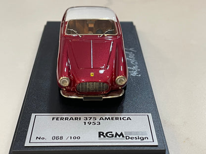 BBR 1/43 Ferrari 375 America Coupe 1954 Dark Red/White RGM20A