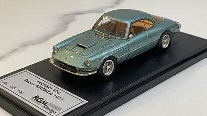 BBR 1/43 Ferrari 400 Superamerica Enzo Ferrari 1961 Met. Light Green RGM21