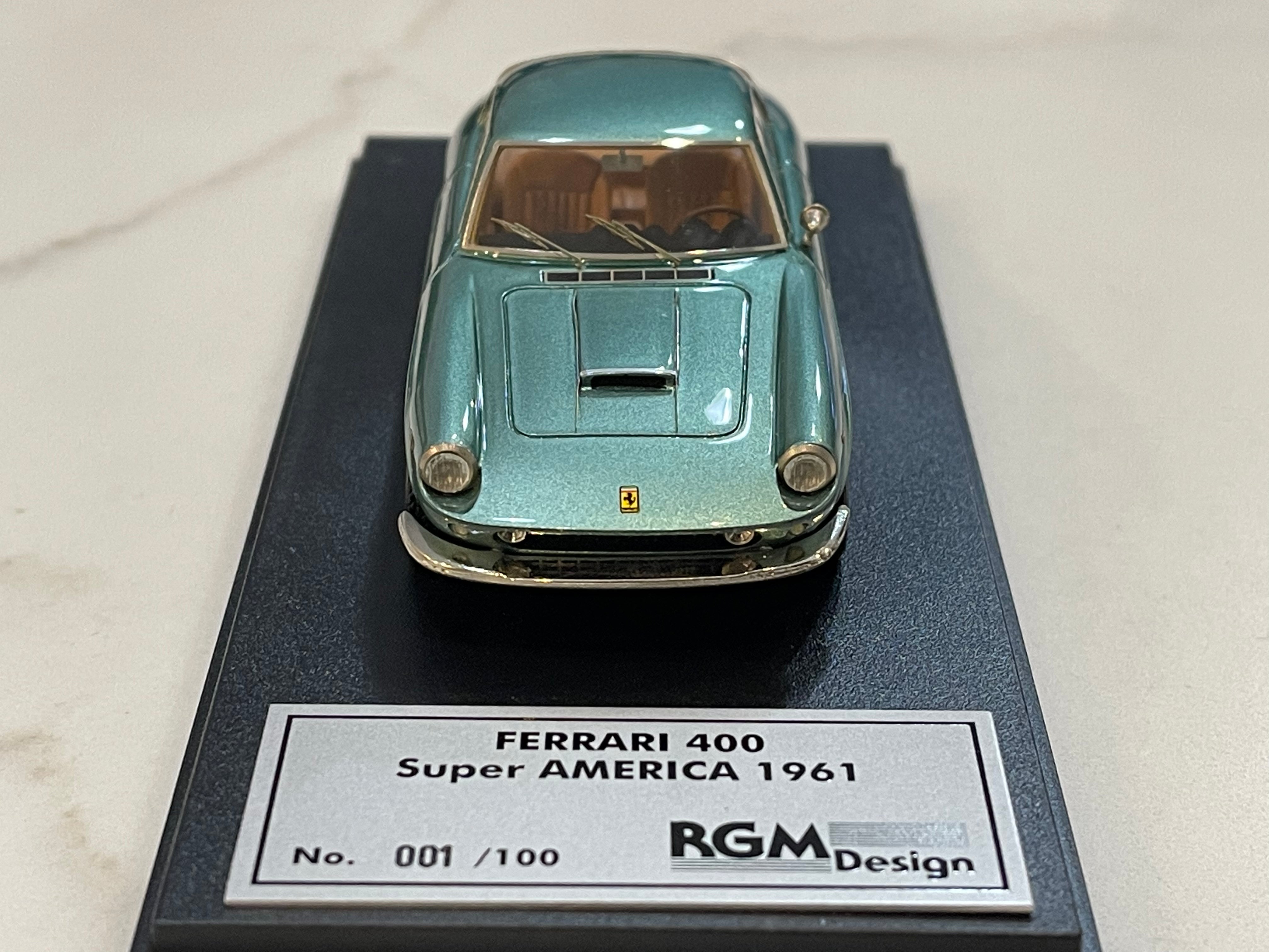 BBR 1/43 Ferrari 400 Superamerica Enzo Ferrari 1961 Met. Light Green RGM21
