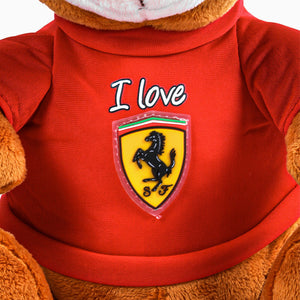 Scuderia Ferrari I LOVE Teddy Bear Red