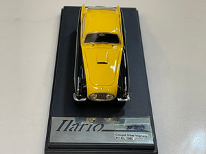 Ilario 1/43 Ferrari 212 Inter Vignale Coupe 0197EL 1952 Yellow/Black IL43014Y