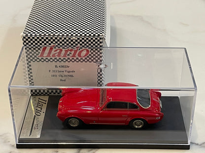 Ilario 1/43 Ferrari 212 Inter Vignale Coupe 0179EL 1951 Red IL43023R