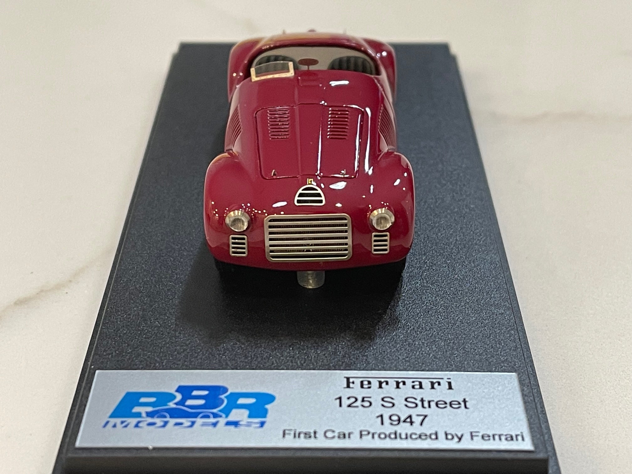 BBR 1/43 Ferrari 125 S Street 1947 Dark Red BBR35