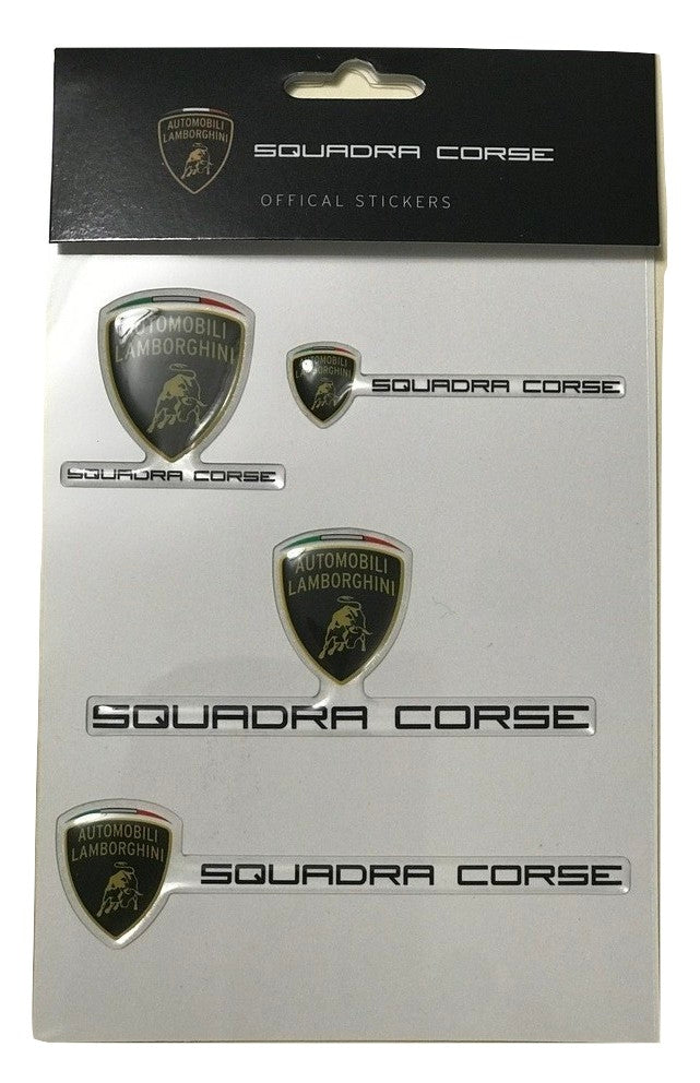 Lamborghini Squadra Corse Sticker Set