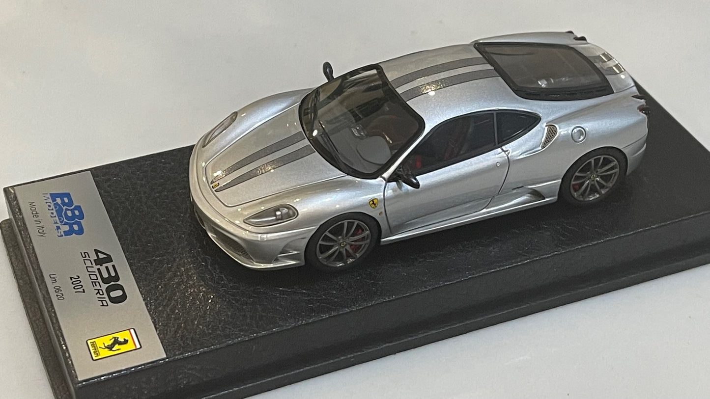 BBR 1/43 Ferrari F430 Scuderia 2008 Silver BBR200-101