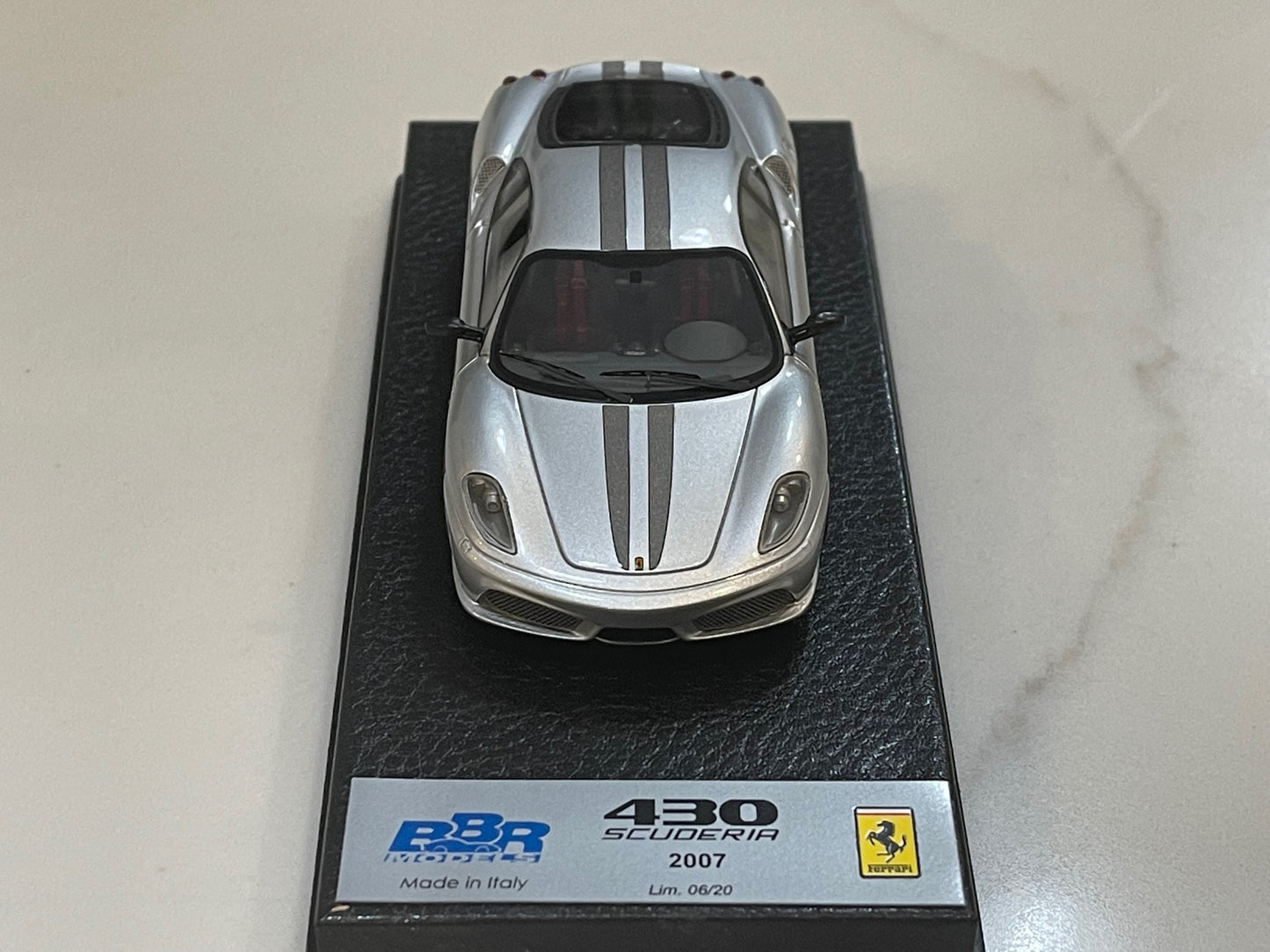 BBR 1/43 Ferrari F430 Scuderia 2008 Silver BBR200-101