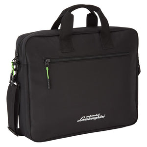 Lamborghini Squadra Corse Laptop Computer Bag Black