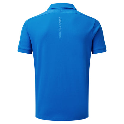 Lamborghini Squadra Corse Men's Travel Polo Shirt Blue