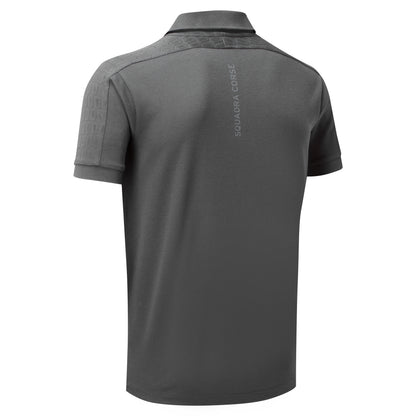 Lamborghini Squadra Corse Men's Travel Polo Shirt Grey
