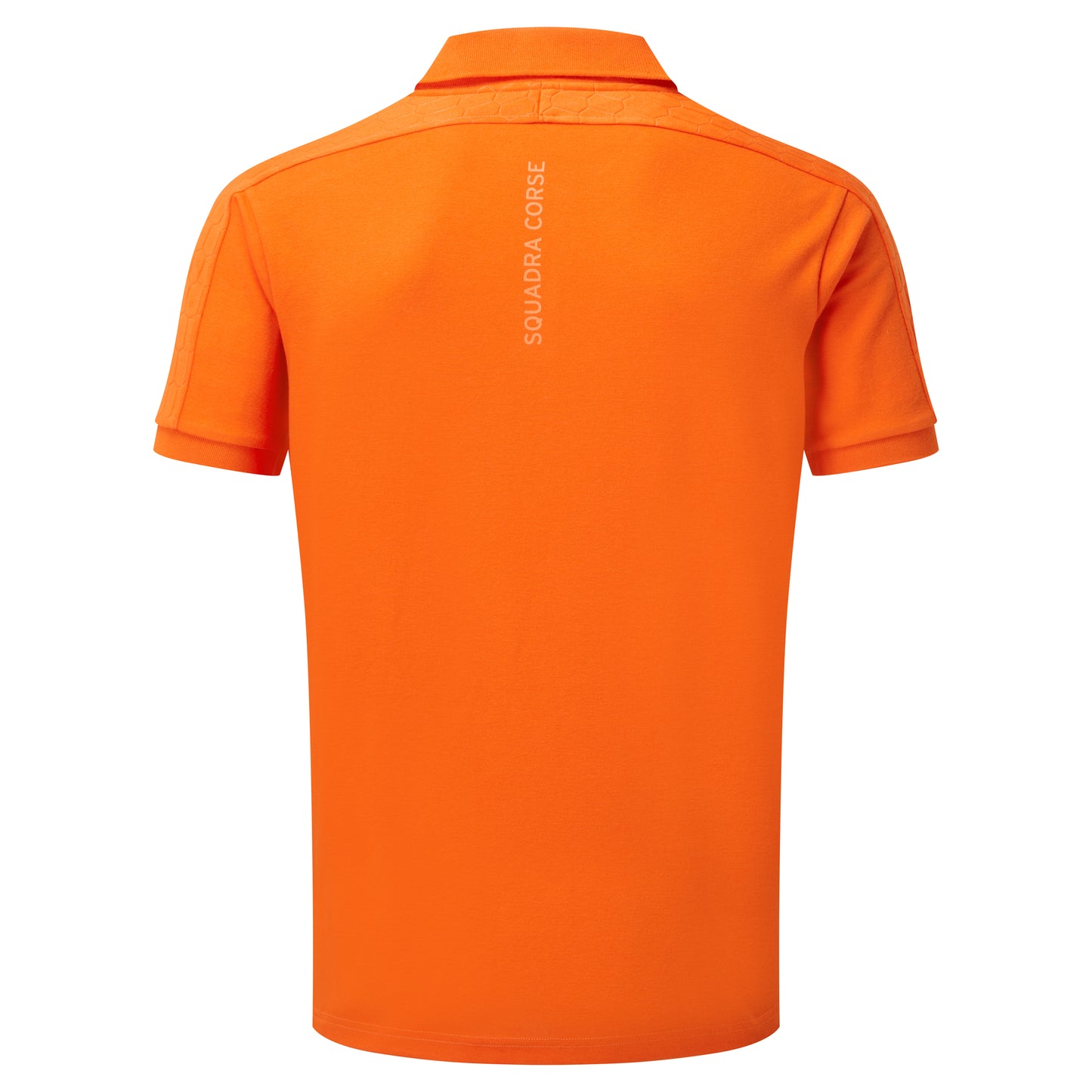 Lamborghini Squadra Corse Men's Travel Polo Shirt Orange