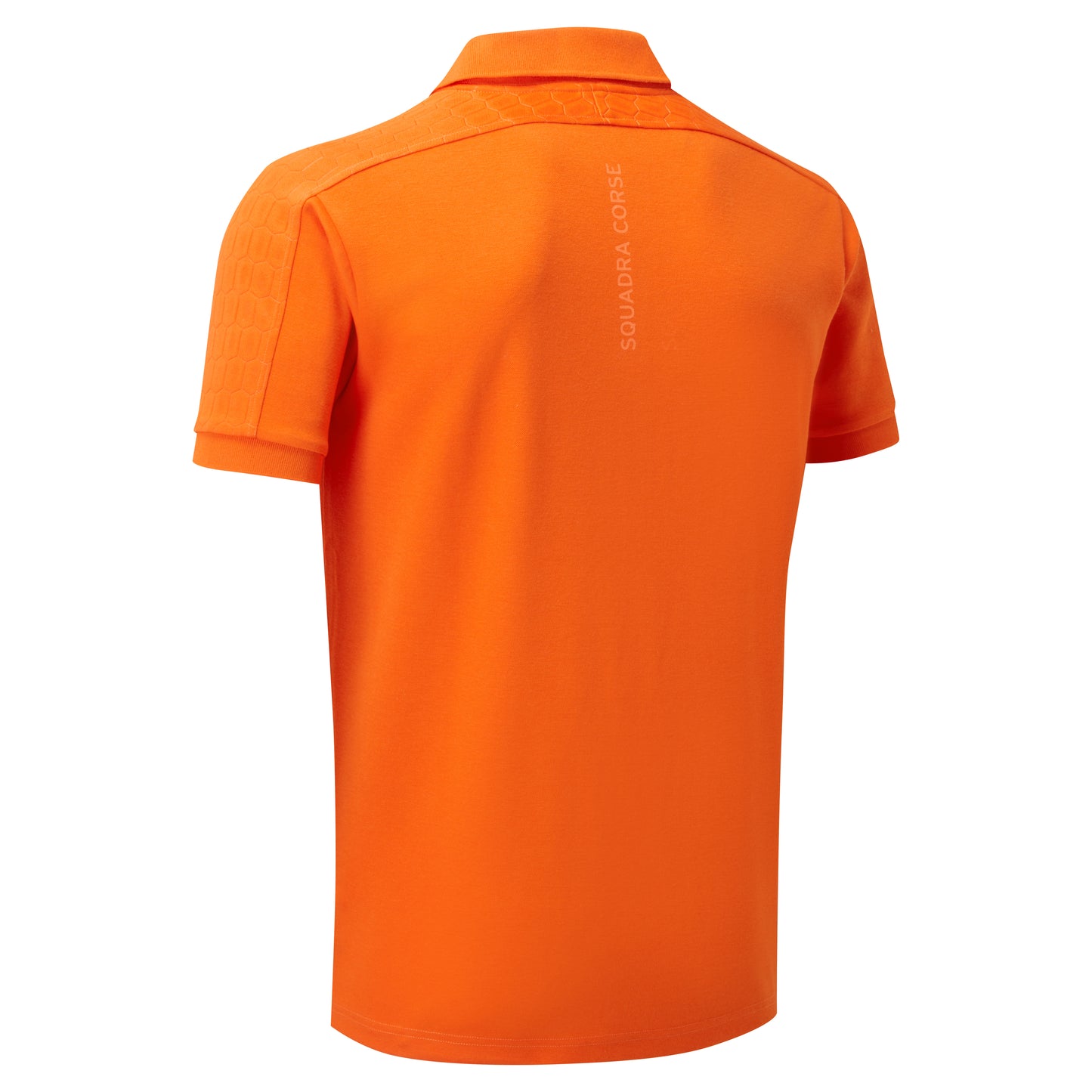 Lamborghini Squadra Corse Men's Travel Polo Shirt Orange