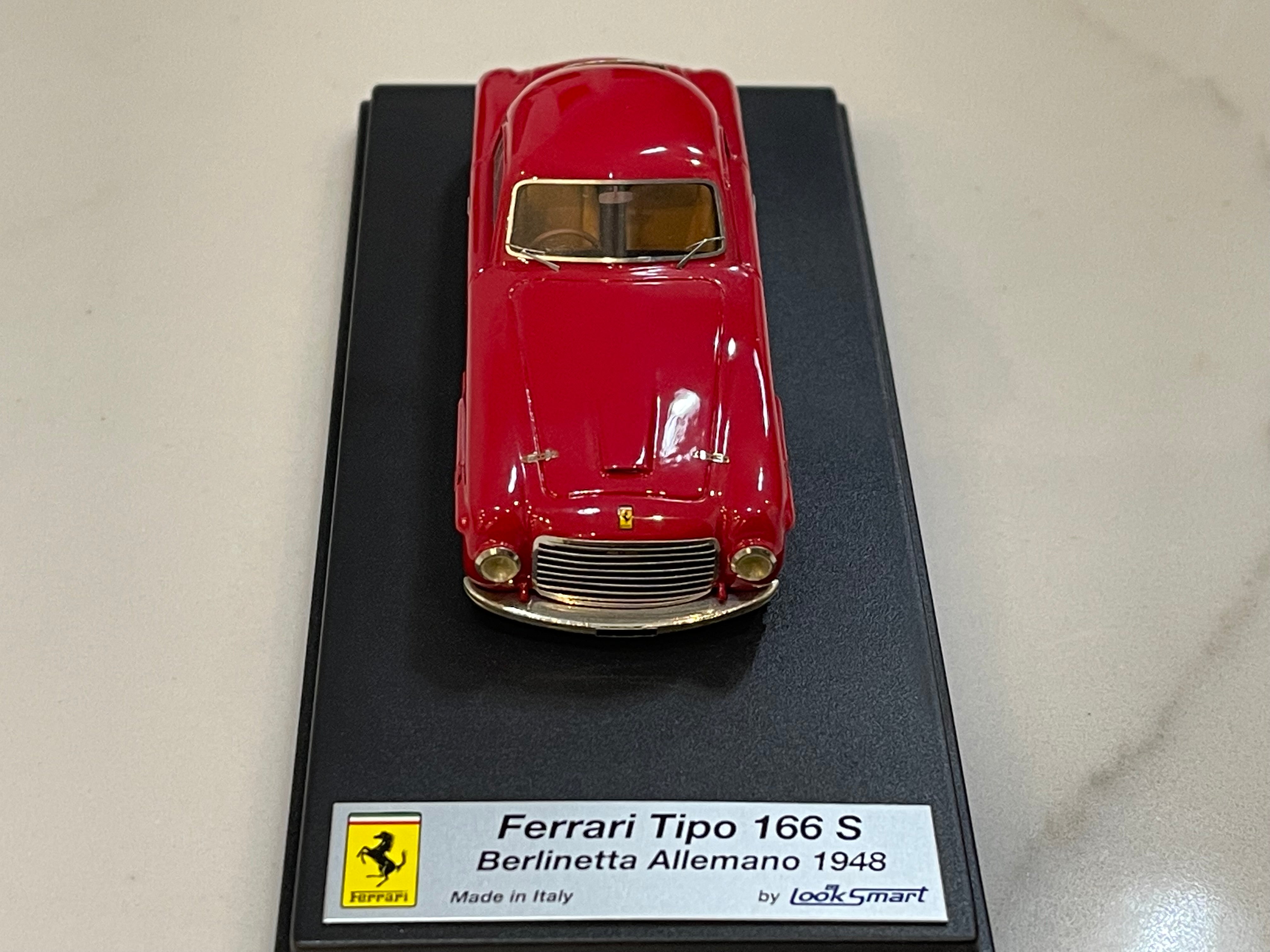 Looksmart 1/43 Ferrari 166 S Berlinetta Allemano 1948 Red LS169A