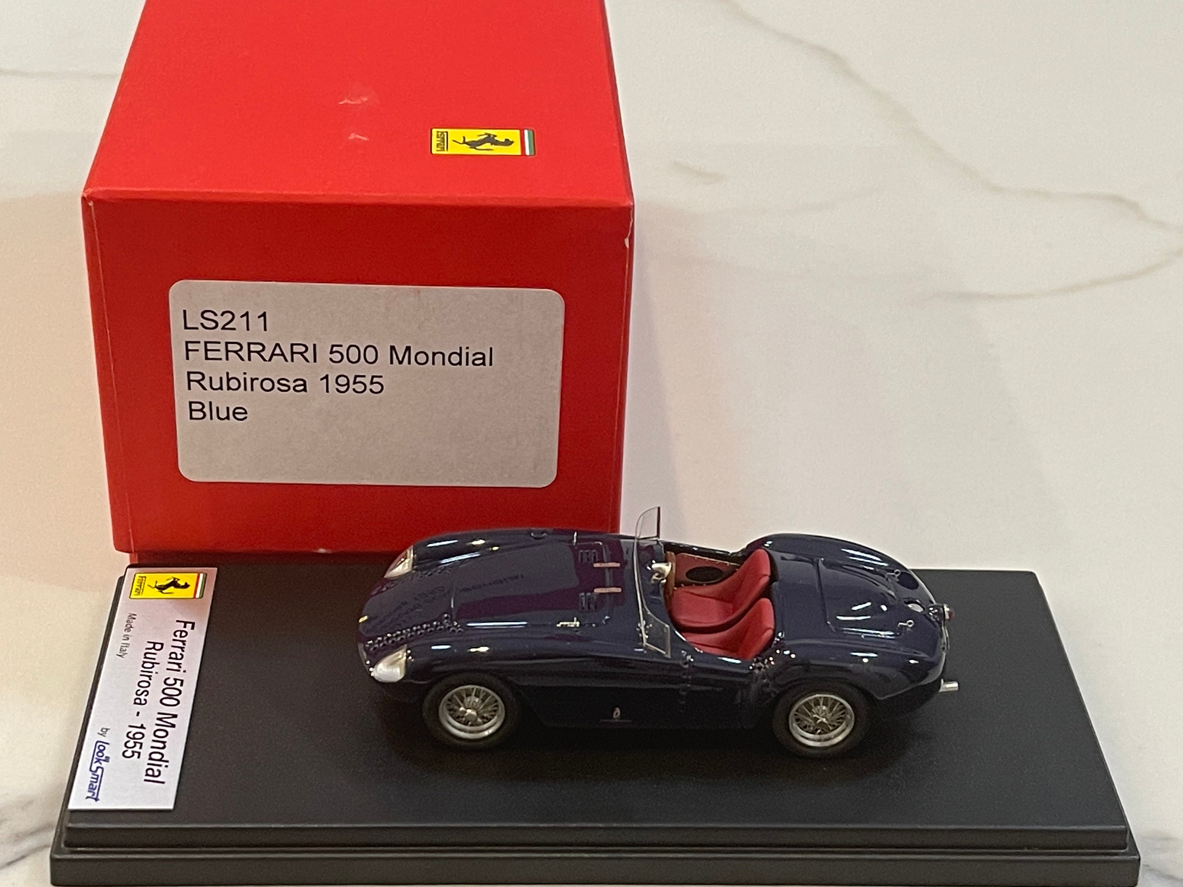 Looksmart 1/43 Ferrari 500 Mondial Rubirosa 1955 Dark Blue LS211