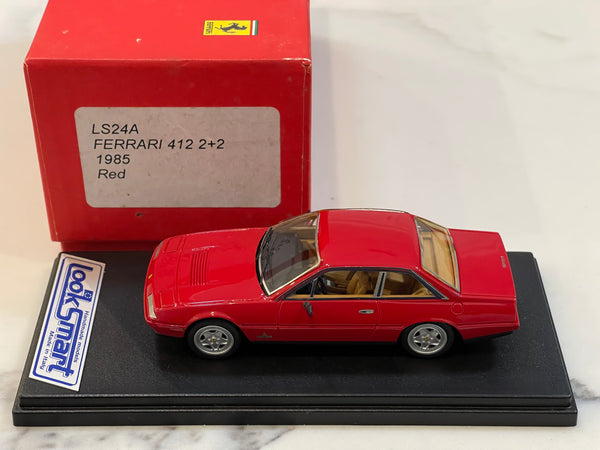 Looksmart 1/43 Ferrari 412 2+2 1985 Red LS24A – Paddock 