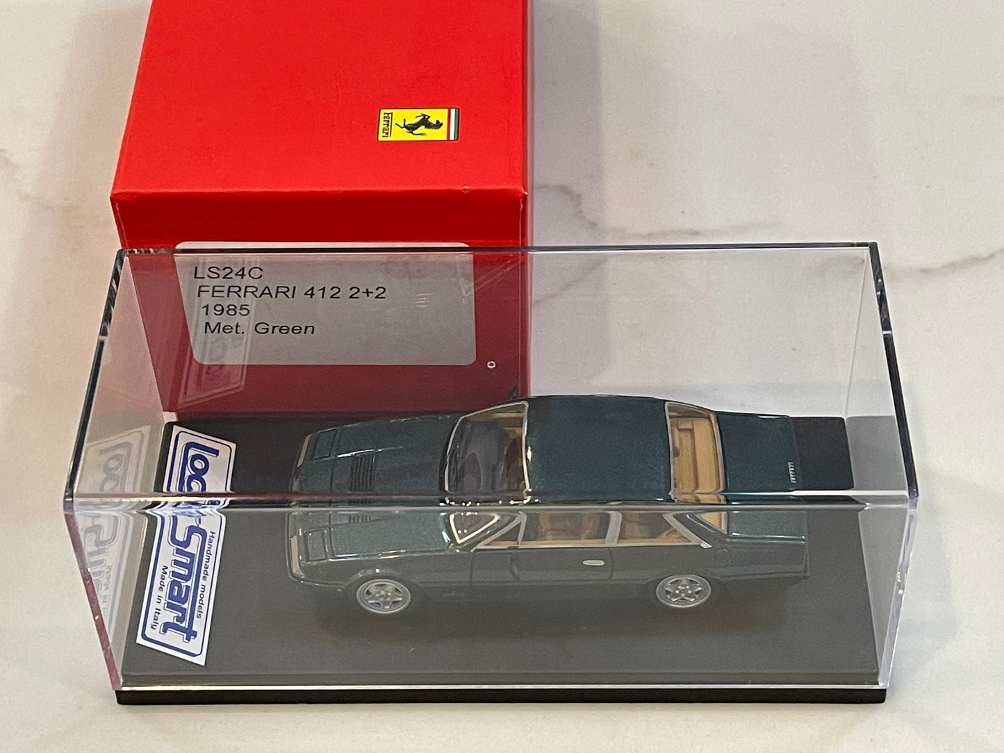 Looksmart 1/43 Ferrari 412 2+2 1985 Met. Green LS24C