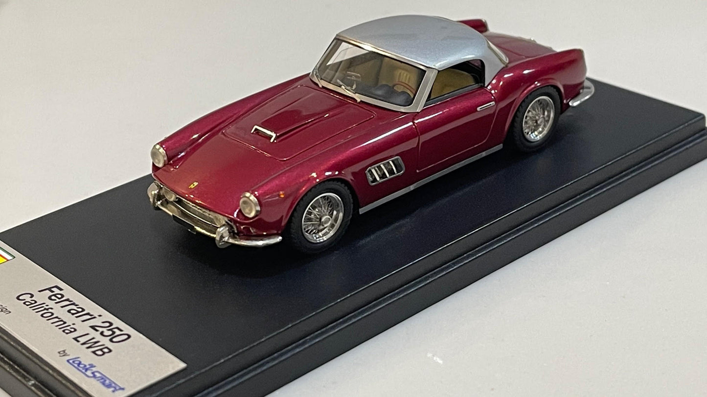 Looksmart 1/43 Ferrari 250GT California LWB Closed 1959 Dark Red/Silver LS317A