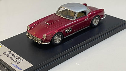 Looksmart 1/43 Ferrari 250GT California LWB Closed 1959 Dark Red/Silver LS317A