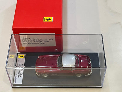 Looksmart 1/43 Ferrari 250GT California LWB Closed 1959 Dark Red/Silver LS317A