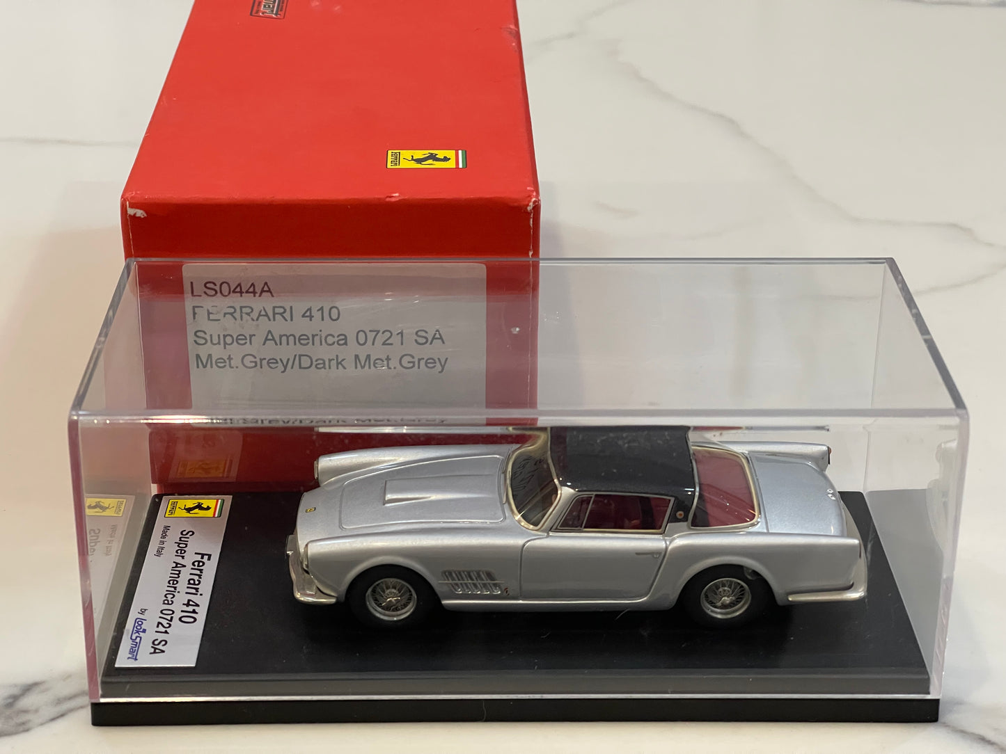 Looksmart 1/43 Ferrari 410 Super America 0721SA 1957 Met. Grey/Dark Grey LS44A