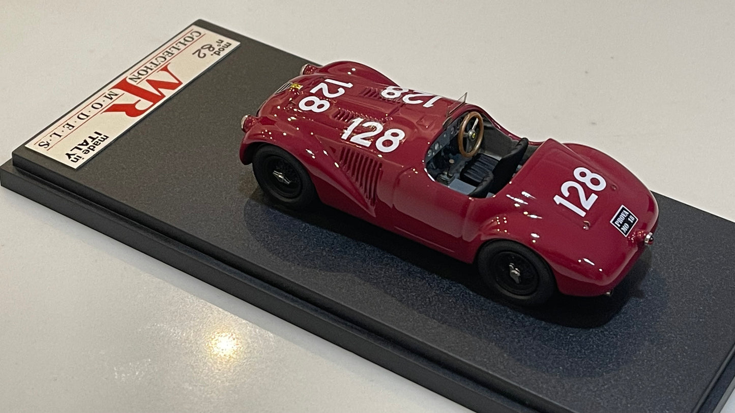 MR 1/43 Ferrari 125 Sport GP Pescara 1947 Dark Red No. 128 MR03