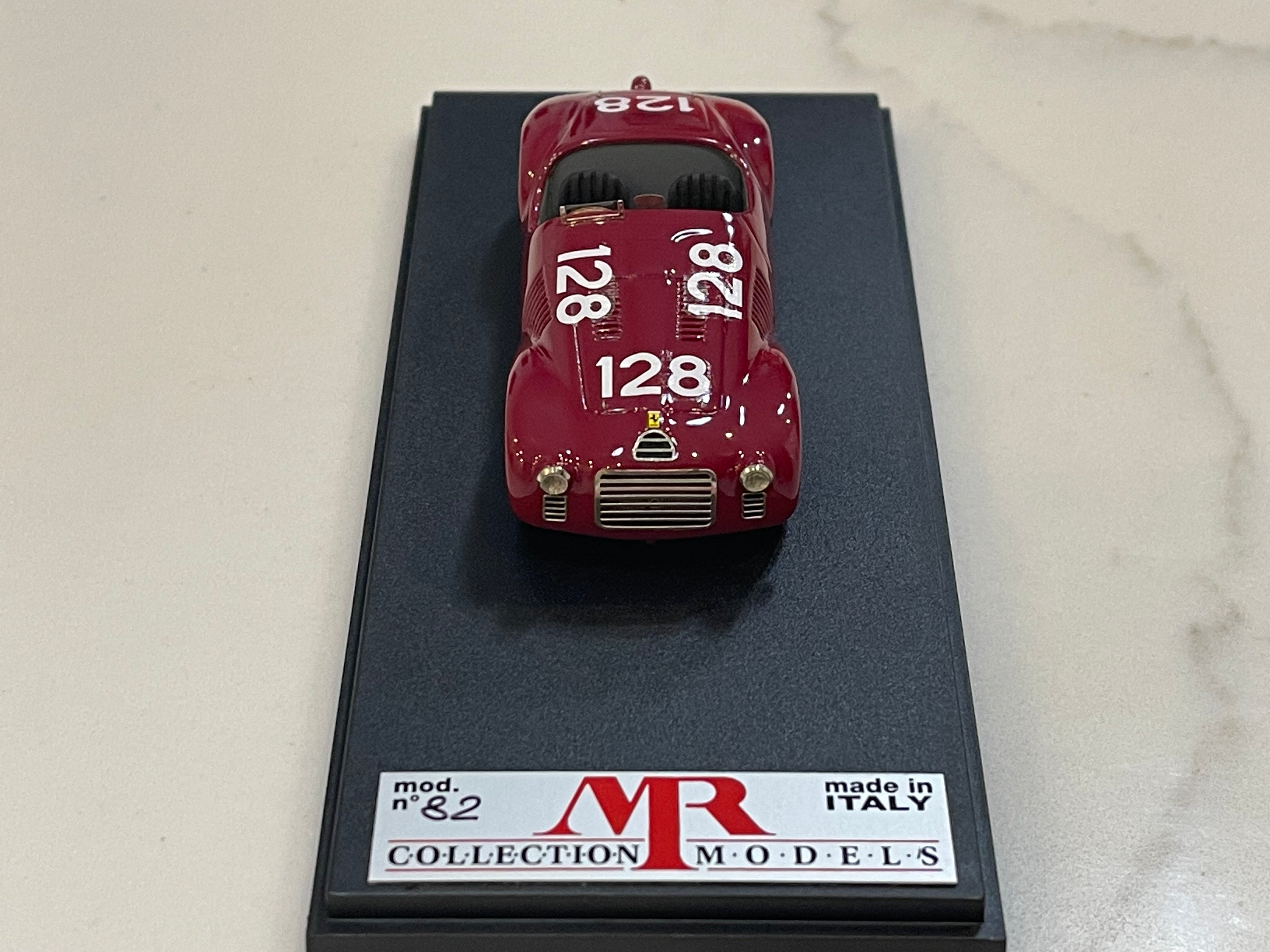 MR 1/43 Ferrari 125 Sport GP Pescara 1947 Dark Red No. 128 MR03