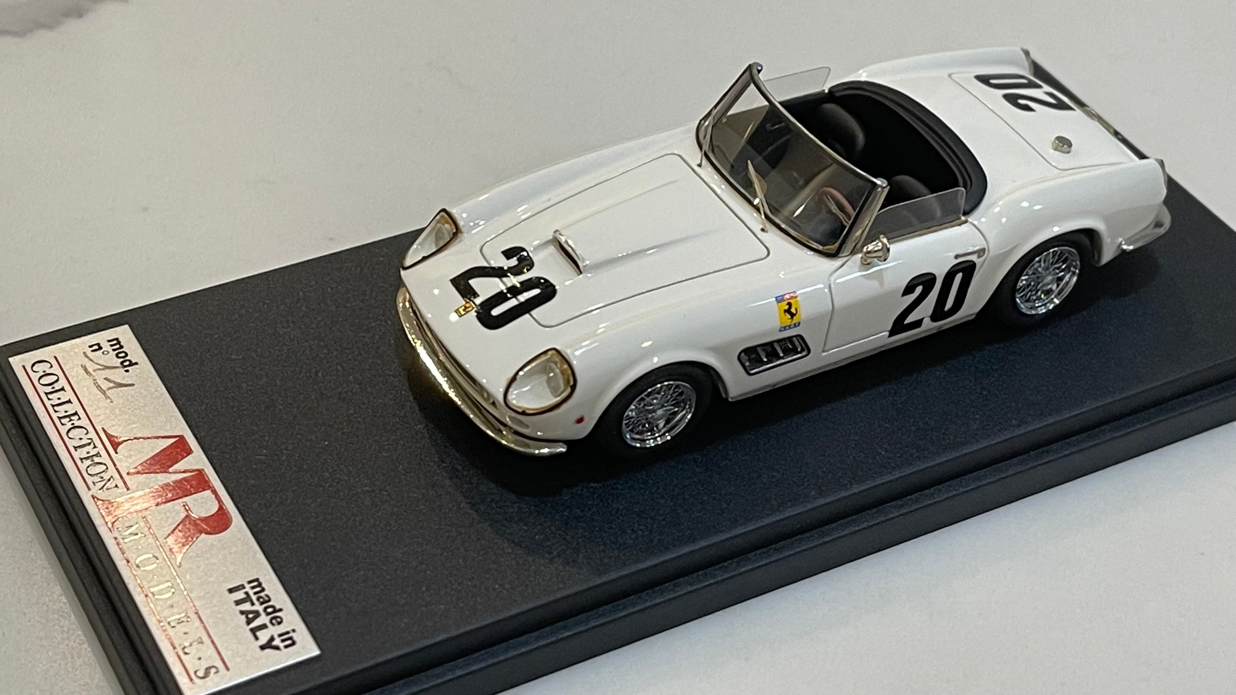 MR 1/43 Ferrari 250 GT California Spyder 24 Hours Le Mans 1960 White No. 20 MR100