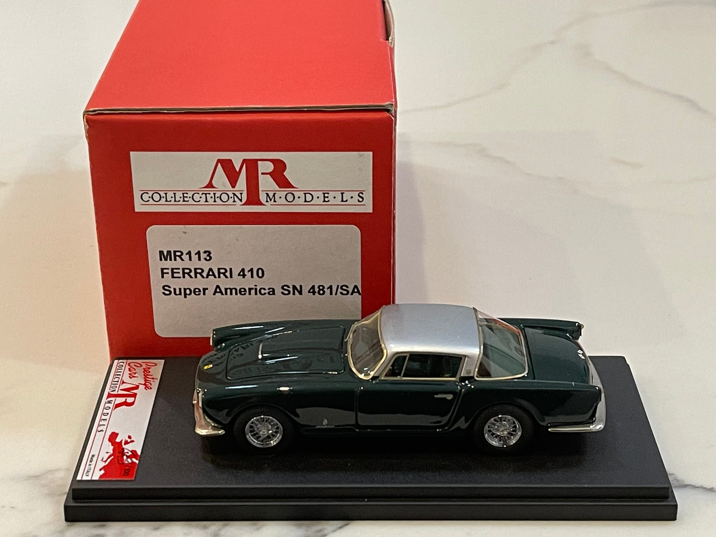 MR 1/43 Ferrari 410 Superamerica Series I 0481SA 1956 Dark Green/Silver MR113