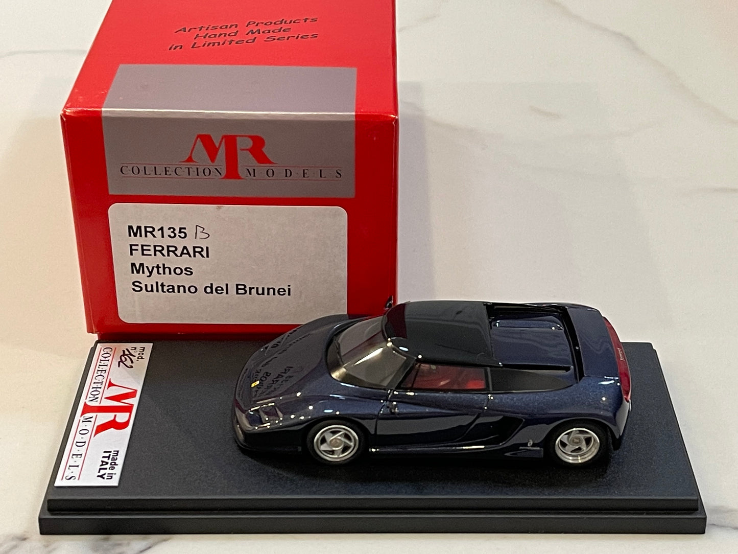 MR 1/43 Ferrari Mythos Sultan Brunei 1989 Met. Blue MR135B