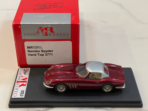 MR 1/43 Ferrari 250 GT Nembo Spyder 3771GT HT 1960 Met. Dark Red/Silver MR137B