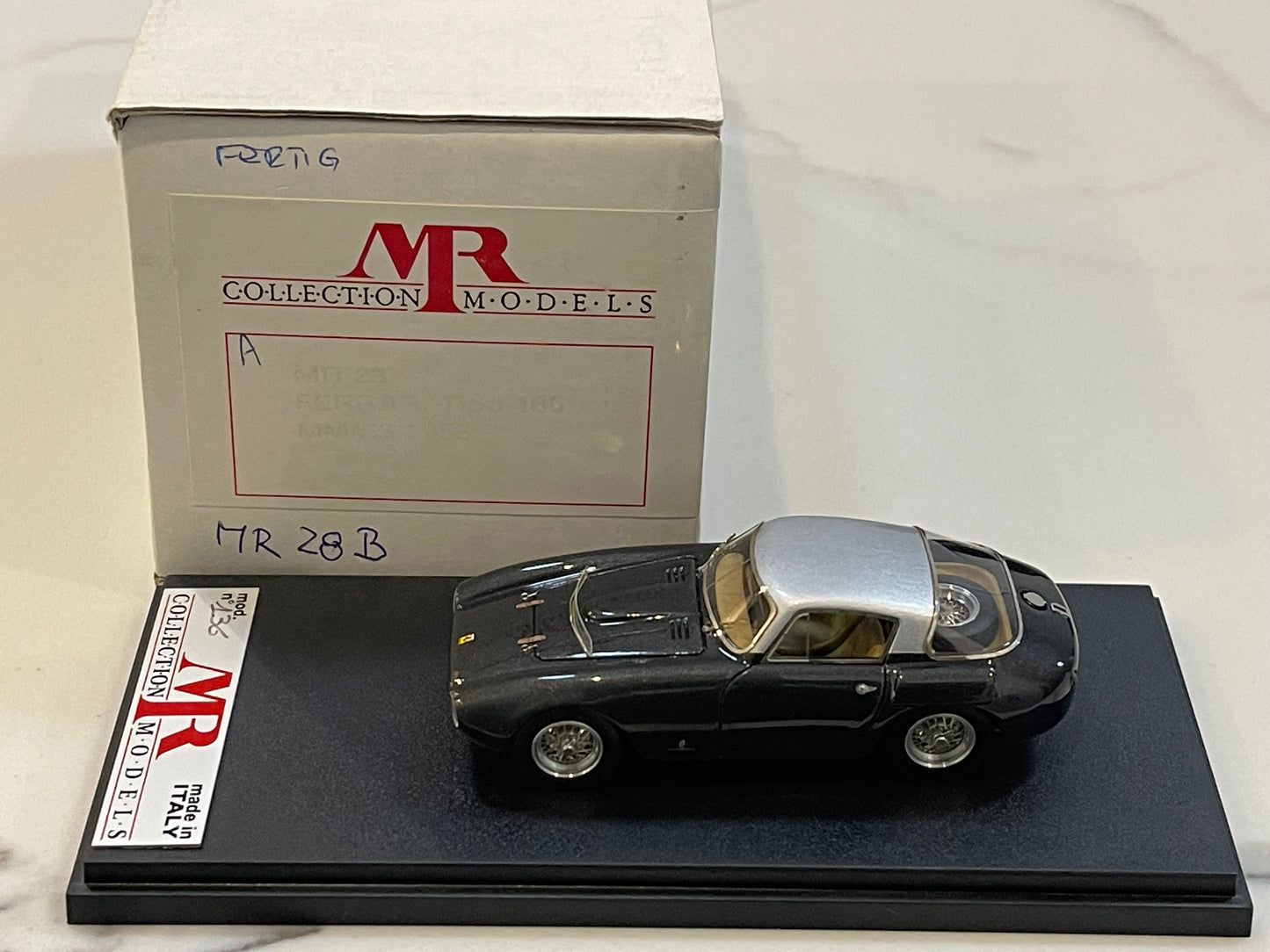 MR 1/43 Ferrari Tipo 166 MM/53 Pininfarina 1953 Dark Grey/Silver MR28B