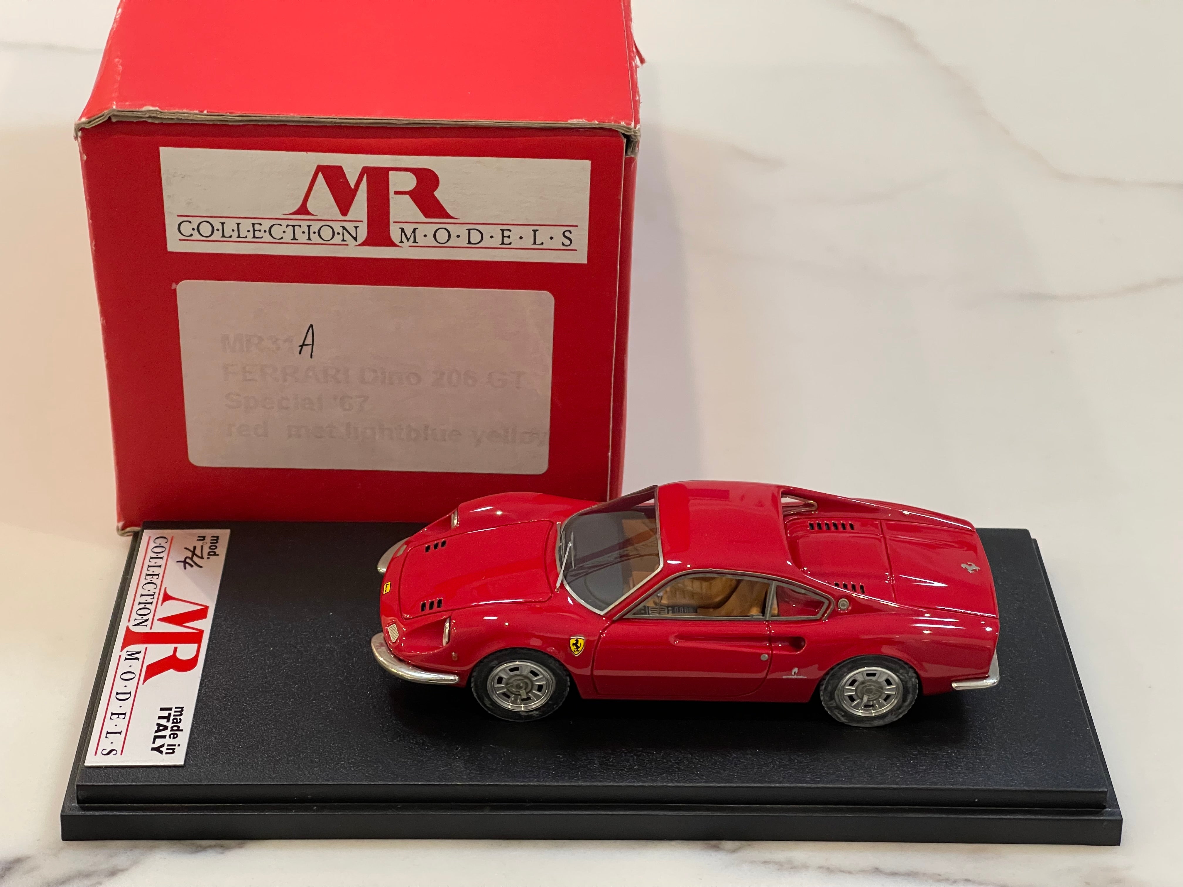 MR 1/43 Ferrari Dino 206 GT Special 1967 Red MR31A