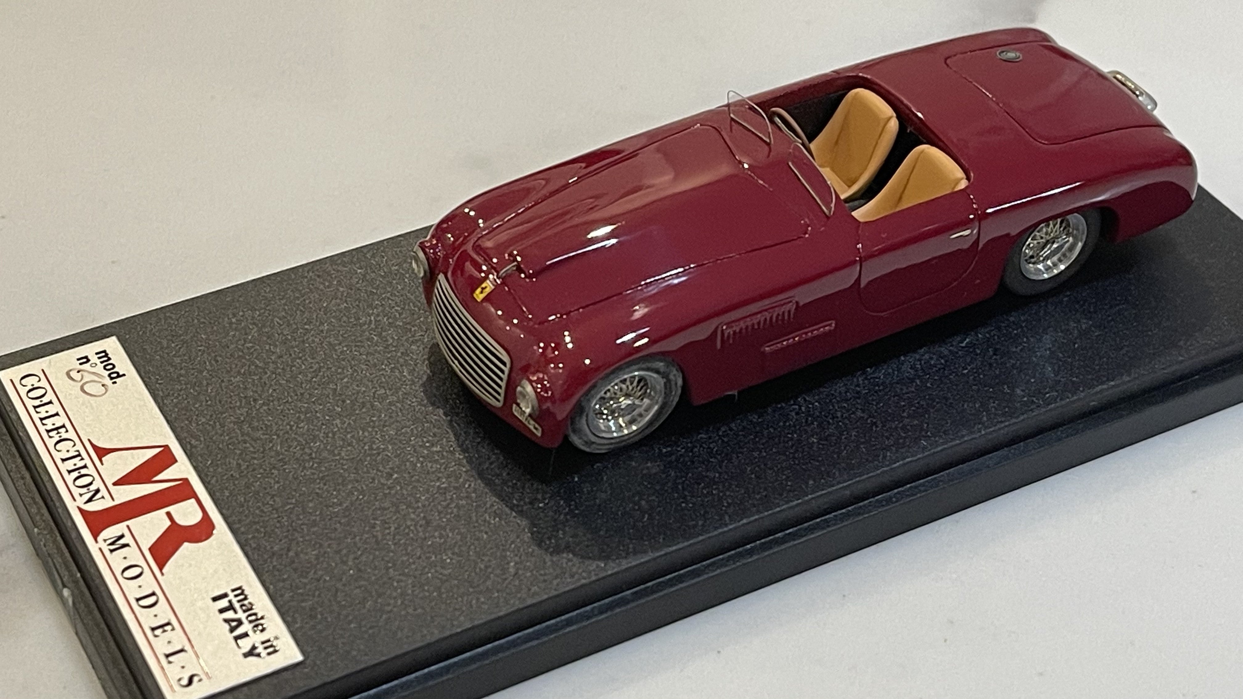 MR 1/43 Ferrari 166 Berlinetta Allemano Spider 1948 Dark Red MR32A