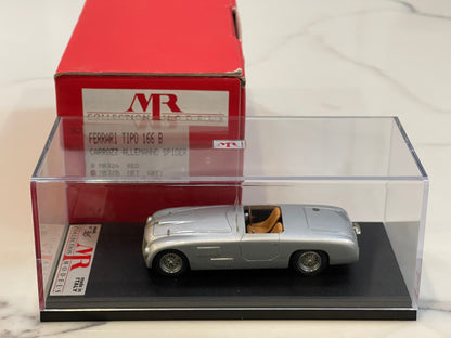MR 1/43 Ferrari 166 Berlinetta Allemano Spider 1948 Silver MR32B