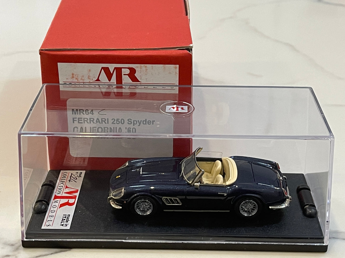 MR 1/43 Ferrari 250 GT California Spyder 1960 Met. Dark Blue MR64C