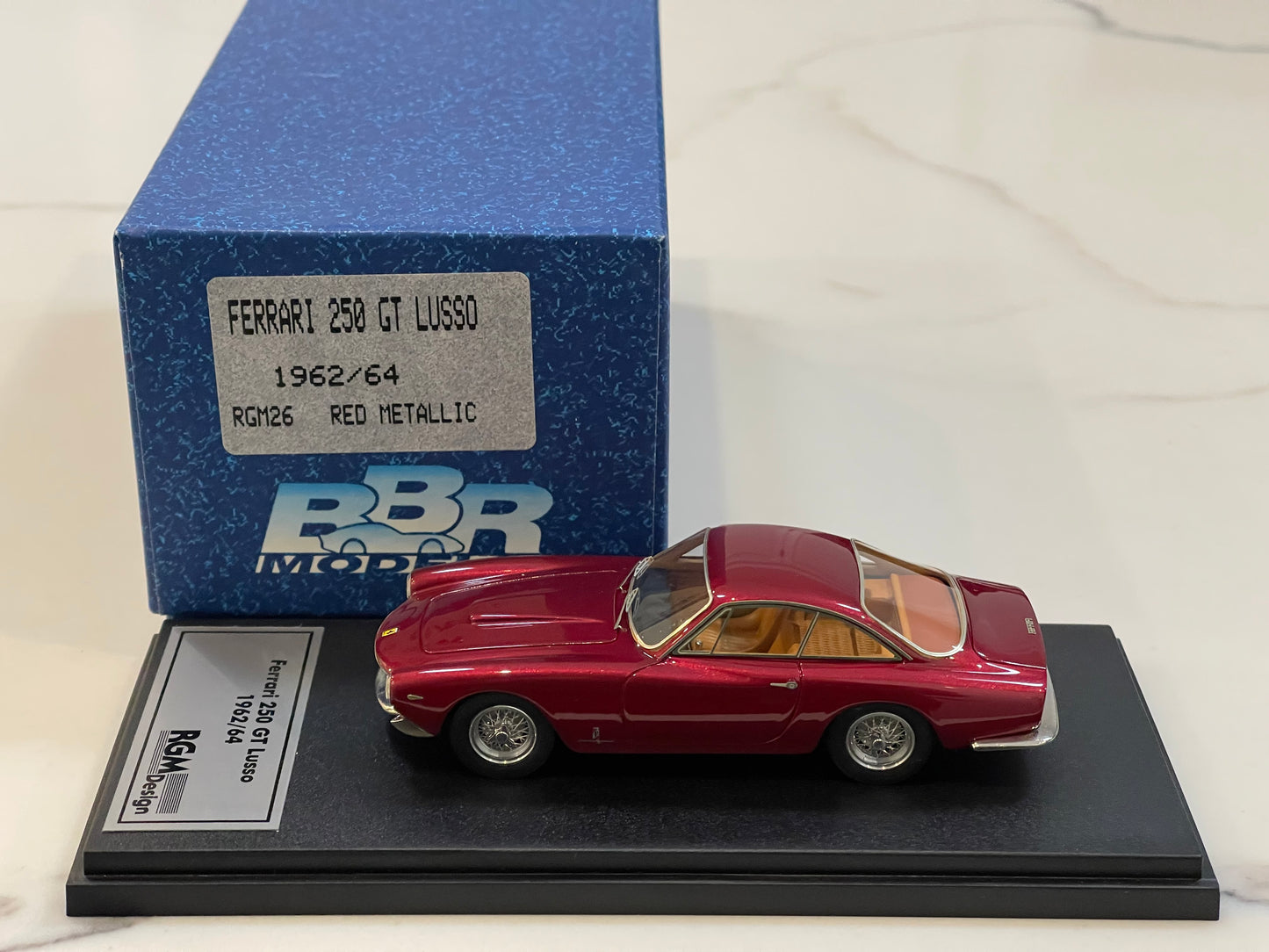 BBR 1/43 Ferrari 250 GT Lusso 1962 Met. Red RGM26