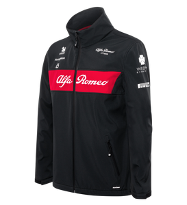 Alfa Romeo Racing F1 Men's Team Softshell Jacket Black